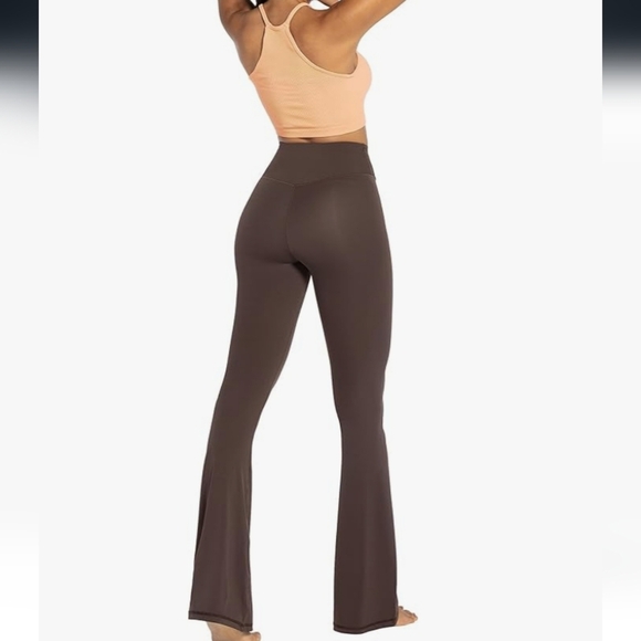 Brown High-Waisted Women's Pants - Picture 7 of 16